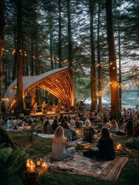 Forest music and concert events