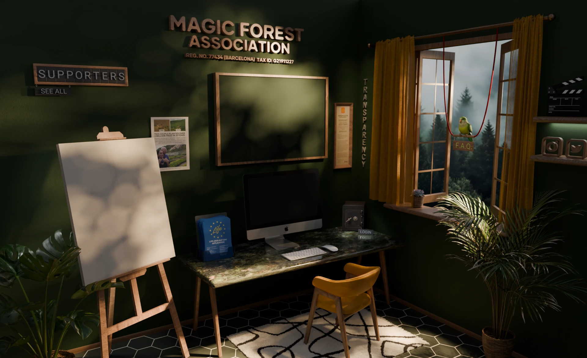 Magic Forest HQ Room